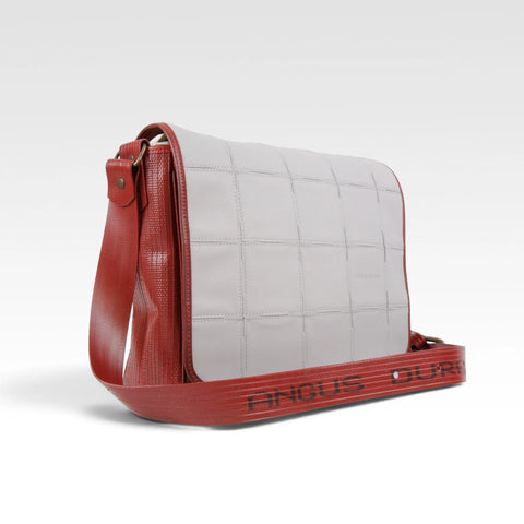 Messenger Bag | Leather & Fire-hose