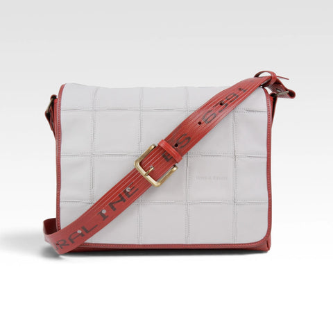 Messenger Bag | Leather & Fire-hose