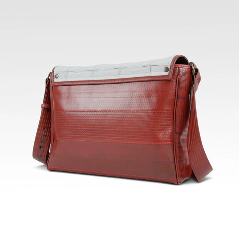 Messenger Bag | Leather & Fire-hose