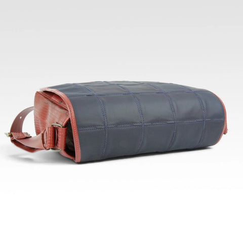 Messenger Bag | Leather & Fire-hose