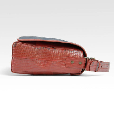 Messenger Bag | Leather & Fire-hose