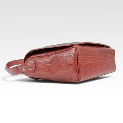 Messenger Bag | Leather & Fire-hose