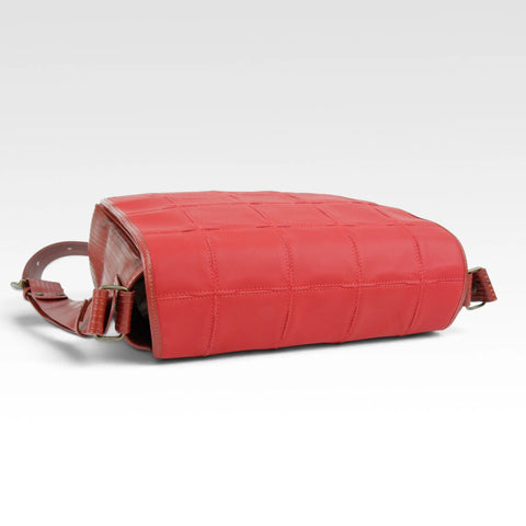 Messenger Bag | Leather & Fire-hose