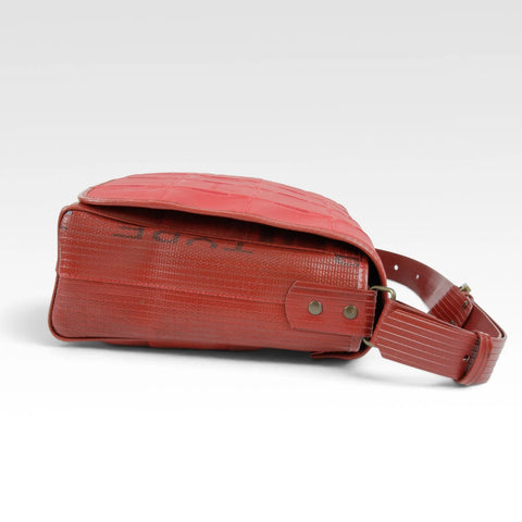 Messenger Bag | Leather & Fire-hose