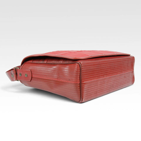Messenger Bag | Leather & Fire-hose
