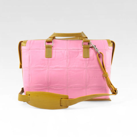 Metropolitan Bag | Leather & Fire-hose