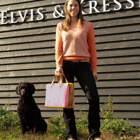 Metropolitan Bag | Leather & Fire-hose