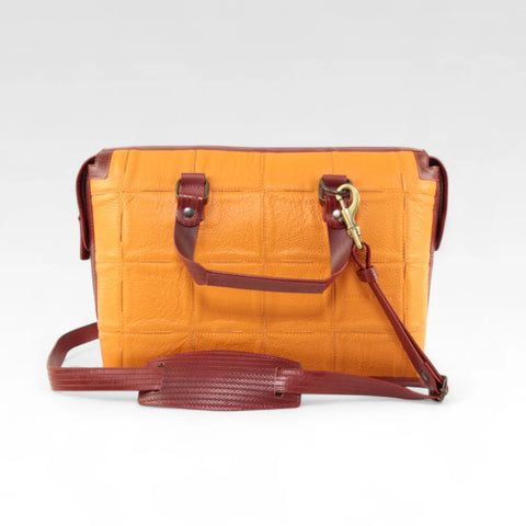 Metropolitan Bag | Leather & Fire-hose