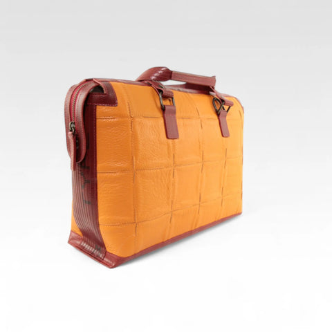 Metropolitan Bag | Leather & Fire-hose