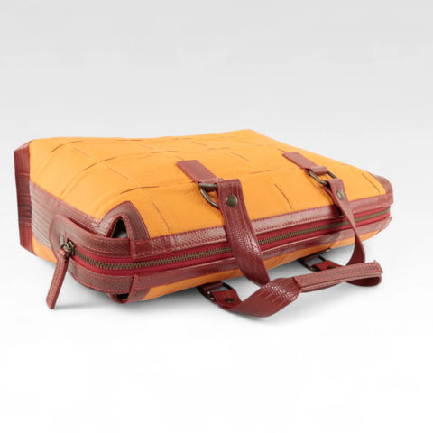 Metropolitan Bag | Leather & Fire-hose