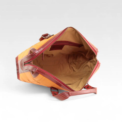 Metropolitan Bag | Leather & Fire-hose