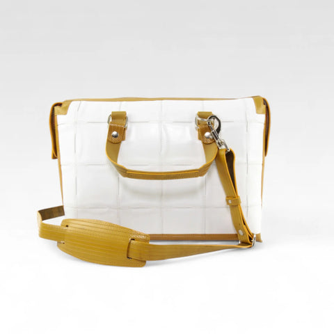 Metropolitan Bag | Leather & Fire-hose