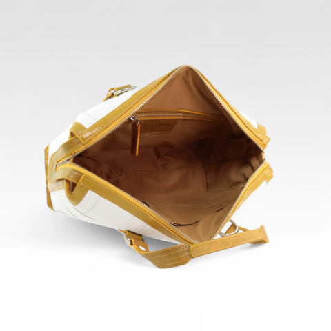 Metropolitan Bag | Leather & Fire-hose