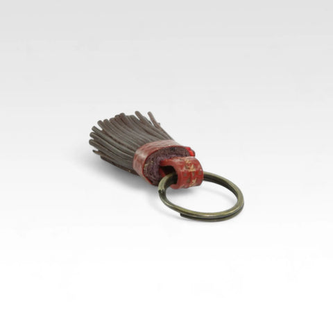 Mini Tassel Keyring | Leather & Fire-hose