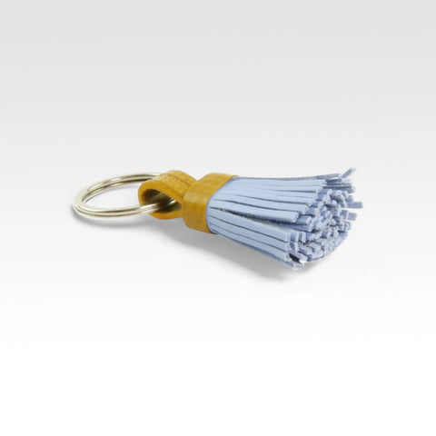 Mini Tassel Keyring | Leather & Fire-hose