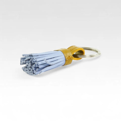 Mini Tassel Keyring | Leather & Fire-hose