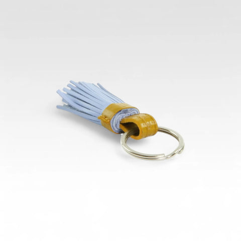 Mini Tassel Keyring | Leather & Fire-hose