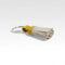 The Elvis & Kresse Mini Tassel Keyring made from rescued leather and genuine decommissioned fire-hose