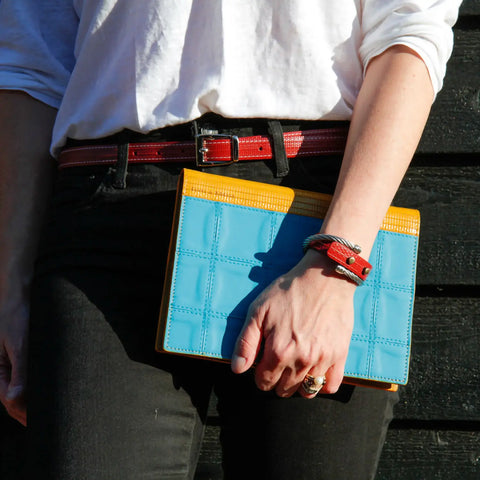 A5 Notebook | Leather & Fire-hose