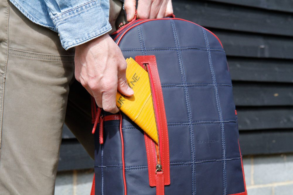 vegan leather passport cover