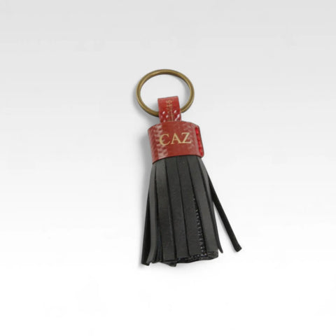 Tassel Keyring | Leather & Fire-hose