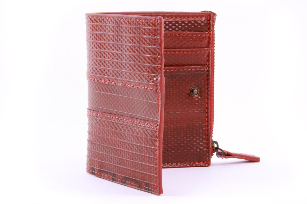 Vegan Leather Wallet With Coin Pocket 