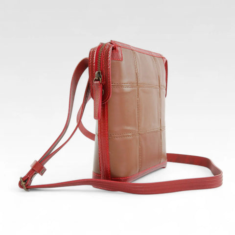 Saddle Bag | Leather & Fire-hose
