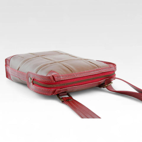 Saddle Bag | Leather & Fire-hose