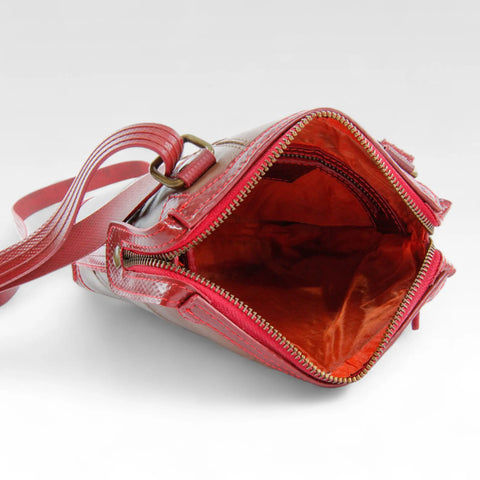 Saddle Bag | Leather & Fire-hose