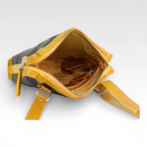 Saddle Bag | Leather & Fire-hose