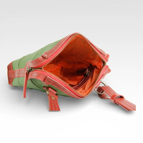 Saddle Bag | Leather & Fire-hose