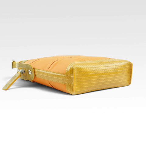 The Elvis & Kresse Saddle Bag, an ethical and sustainable crossbody bag, for when you want to pop out with a few essentials.