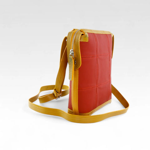 Saddle Bag | Leather & Fire-hose