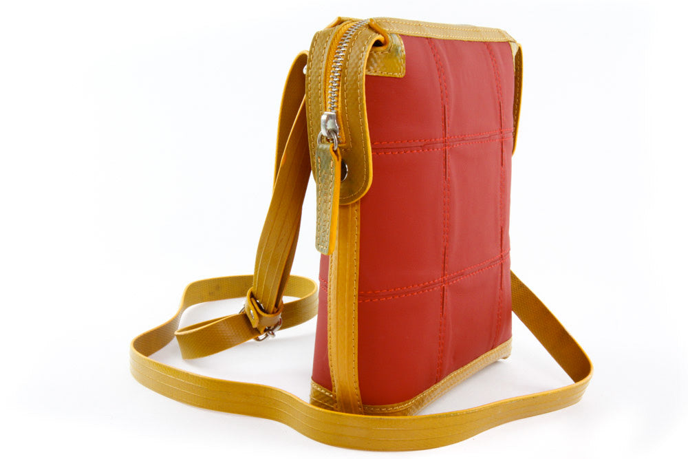 Sustainable Leather Saddle Bag