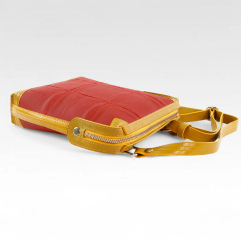 Saddle Bag | Leather & Fire-hose