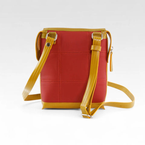 Saddle Bag | Leather & Fire-hose
