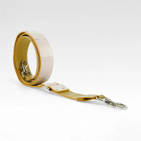 Sustainable shoulder strap, ethically made by Elvis & Kresse from recycled materials