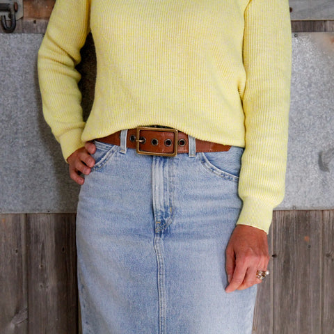 The Elvis & Kresse Signature Belt is ethically made using small-batch production and fair labour practices