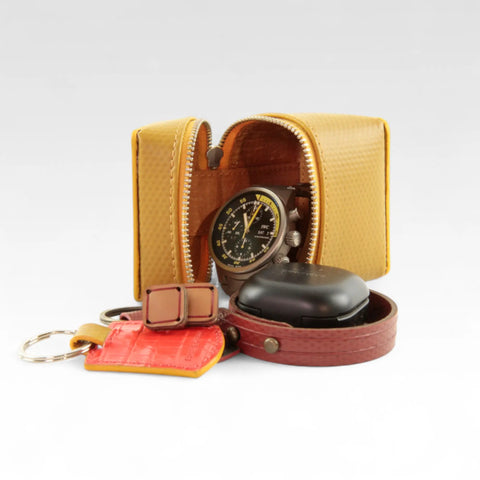 Small Box | Leather & Fire-hose