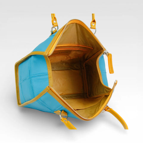 Small Post Bag | Leather & Fire-hose