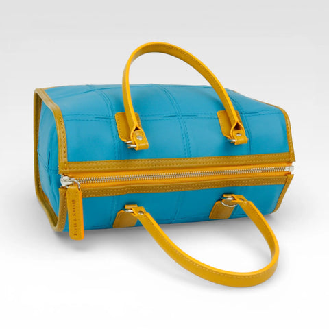 Small Post Bag | Leather & Fire-hose