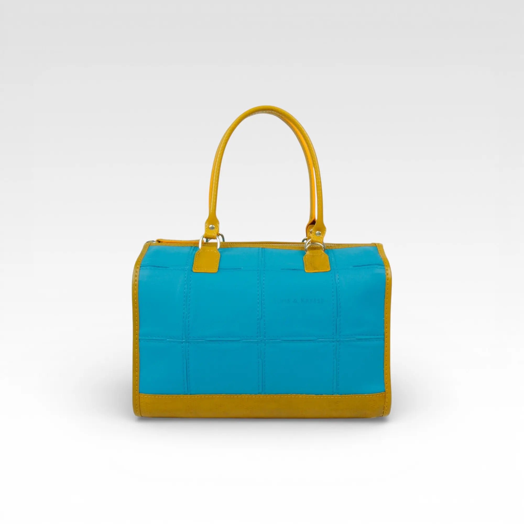 Small Post Bag | Leather & Fire-hose