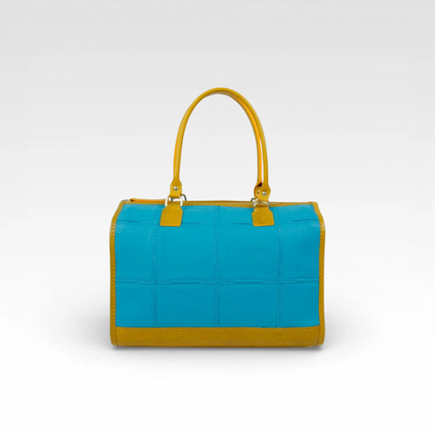 Small Post Bag | Leather & Fire-hose