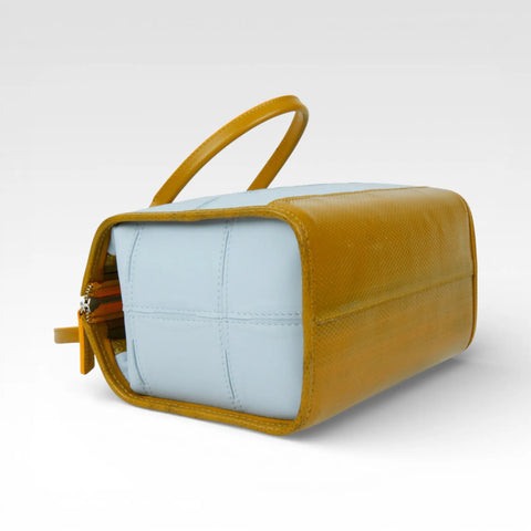 Small Post Bag | Leather & Fire-hose