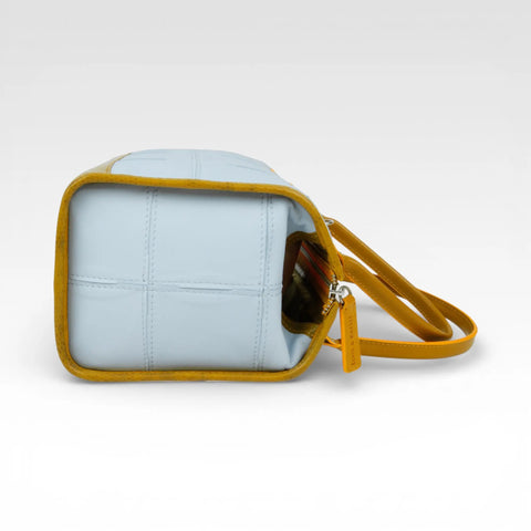 Small Post Bag | Leather & Fire-hose