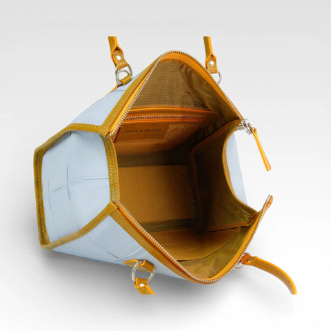 Small Post Bag | Leather & Fire-hose