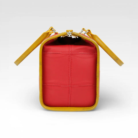 Small Post Bag | Leather & Fire-hose