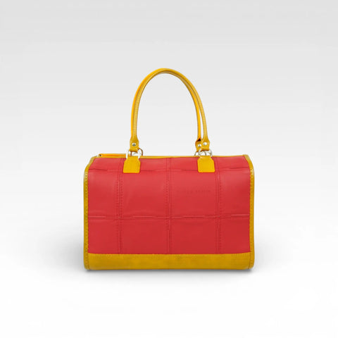 Small Post Bag | Leather & Fire-hose