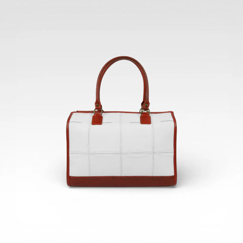 Small Post Bag | Leather & Fire-hose