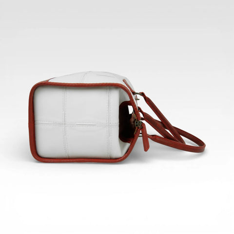 Small Post Bag | Leather & Fire-hose